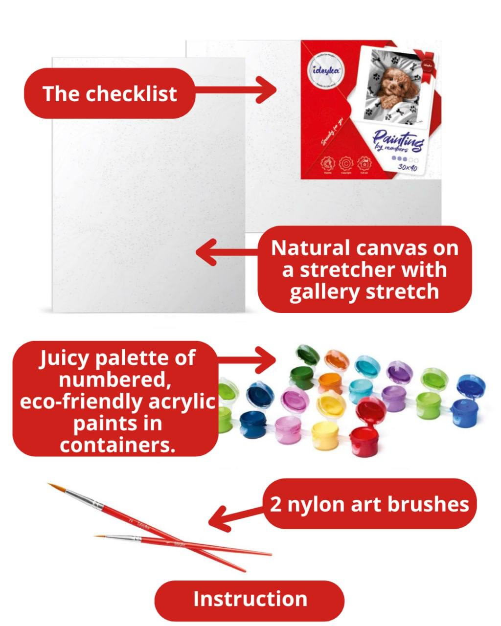 Painting by Numbers kit Star kitten KHO6646